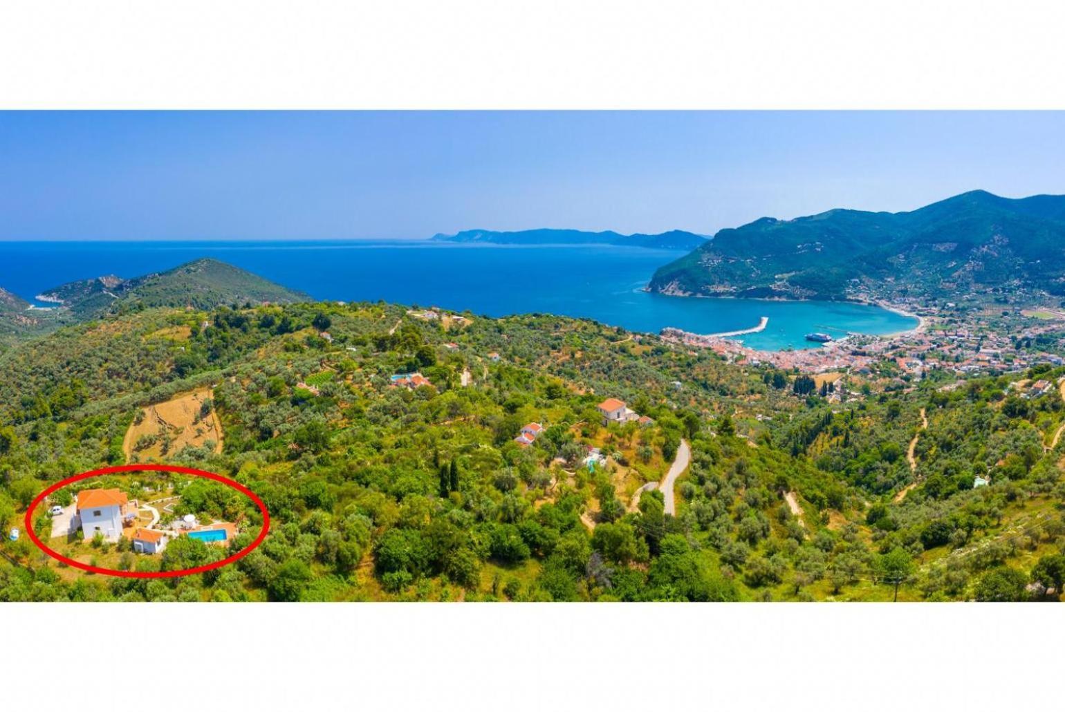 Villa Glafki Panormos  Esterno foto