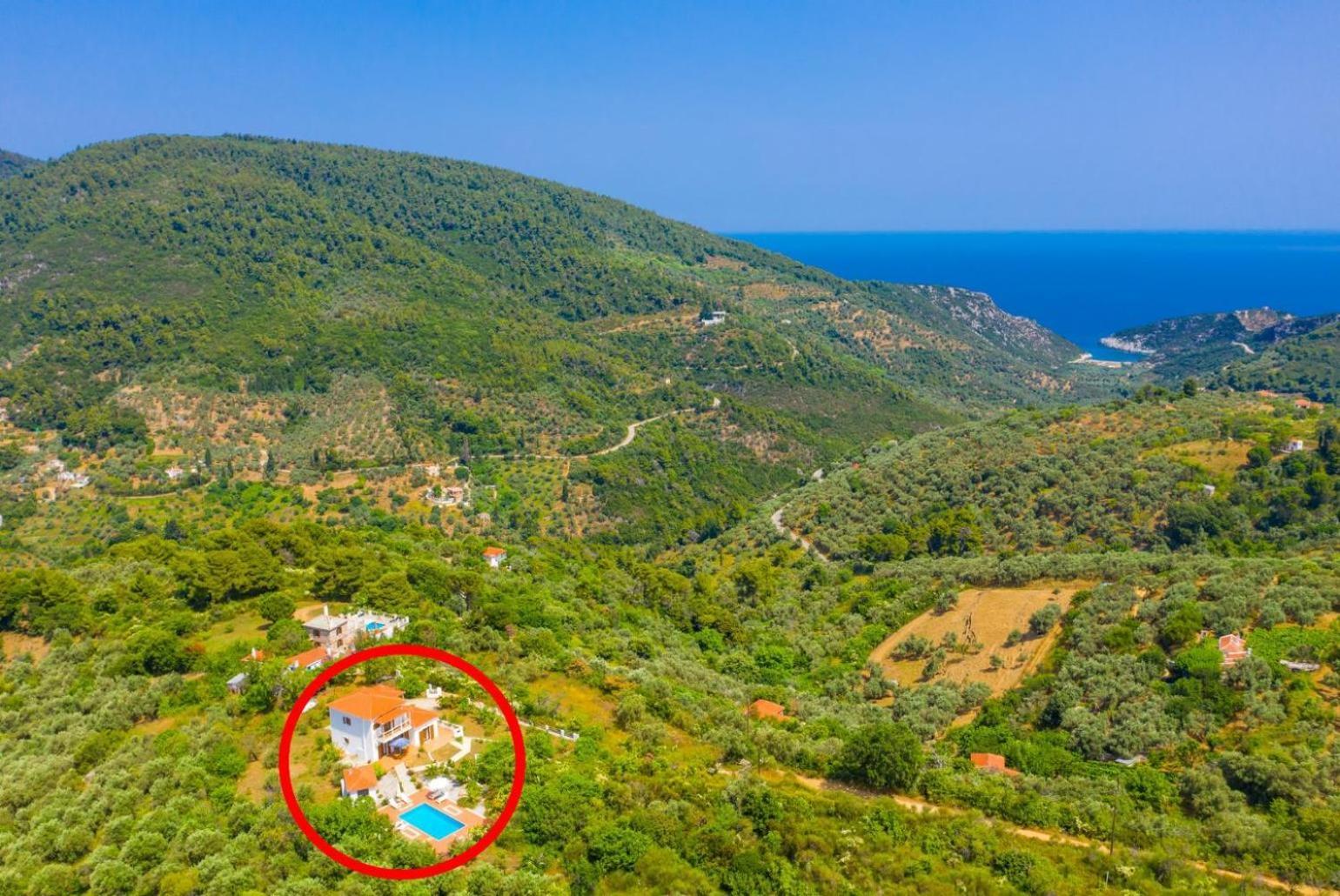 Villa Glafki Panormos  Esterno foto
